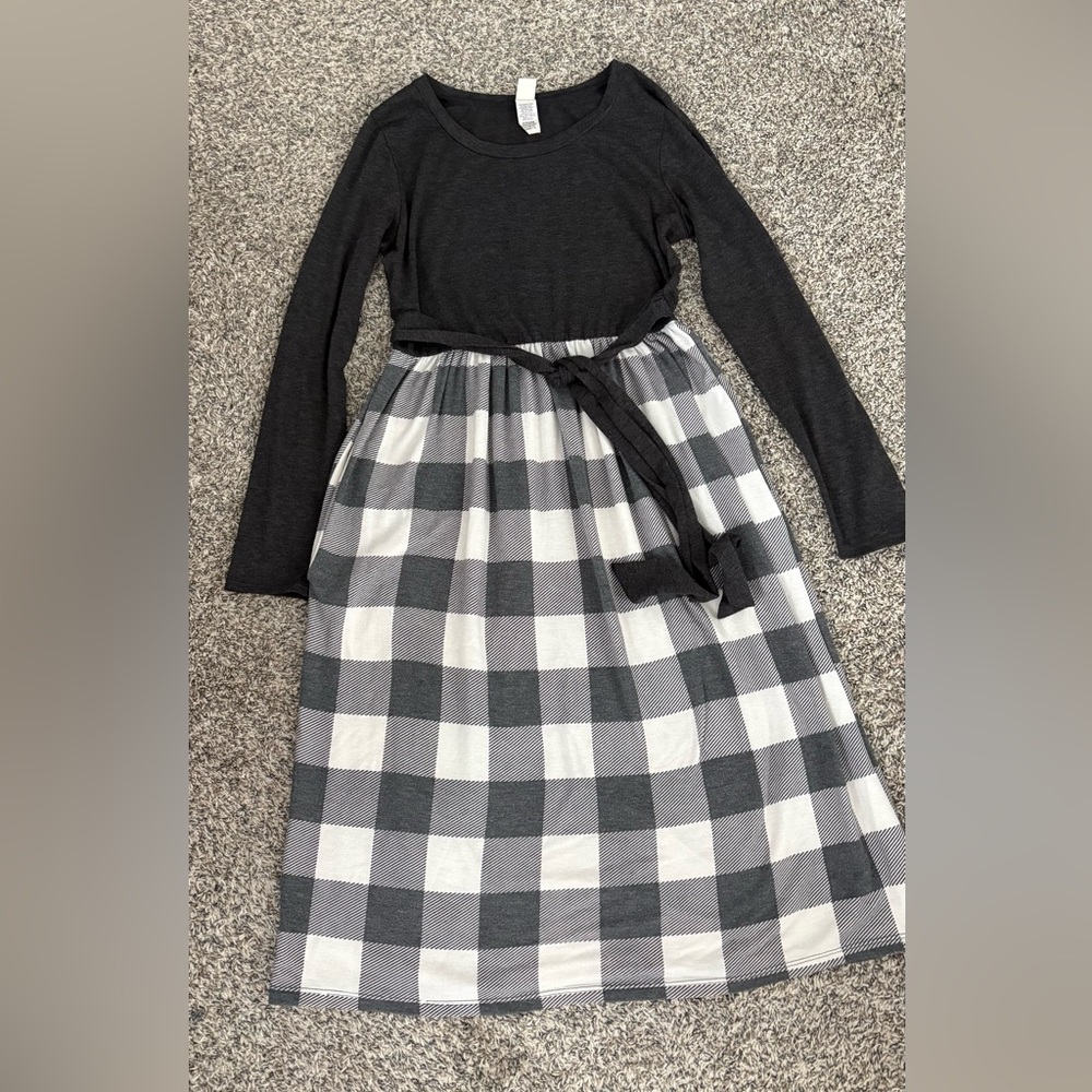 Stylish Black and Gray Dress